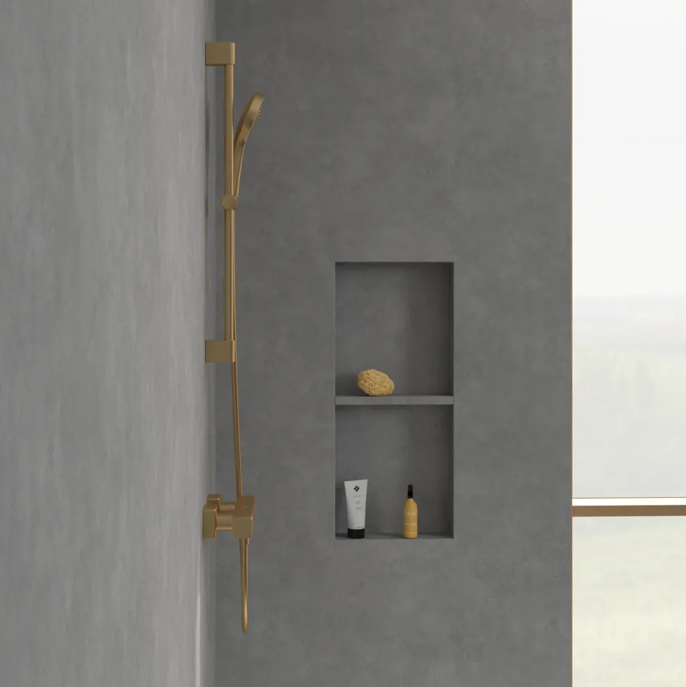Villeroy & Boch Universal Cool Touch Exposed Square Thermostatic Shower Mixer