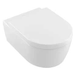 Villeroy & Boch ViConnect Pro 2.0 Frame with Arto Rimless Wall Mounted Toilet, Flush Plate & Soft Close Toilet Seat