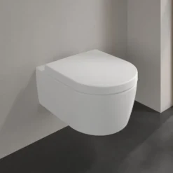 Villeroy & Boch ViConnect Pro 2.0 Frame with Arto Rimless Wall Mounted Toilet, Flush Plate & Soft Close Toilet Seat