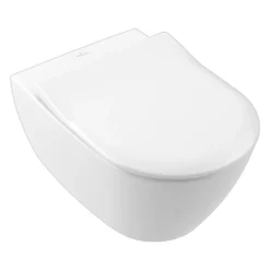 Villeroy & Boch ViConnect Pro 2.0 Frame with Subway 2.0 Rimless Wall Mounted Toilet, Flush Plate & Soft Close Toilet Seat