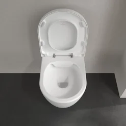 Villeroy & Boch ViConnect Pro S Frame with Arto Wall Mounted Rimless Toilet, Flush Plate & Soft Close Toilet Seat