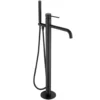 VOS Floorstanding Bath Shower Mixer - Matt Black