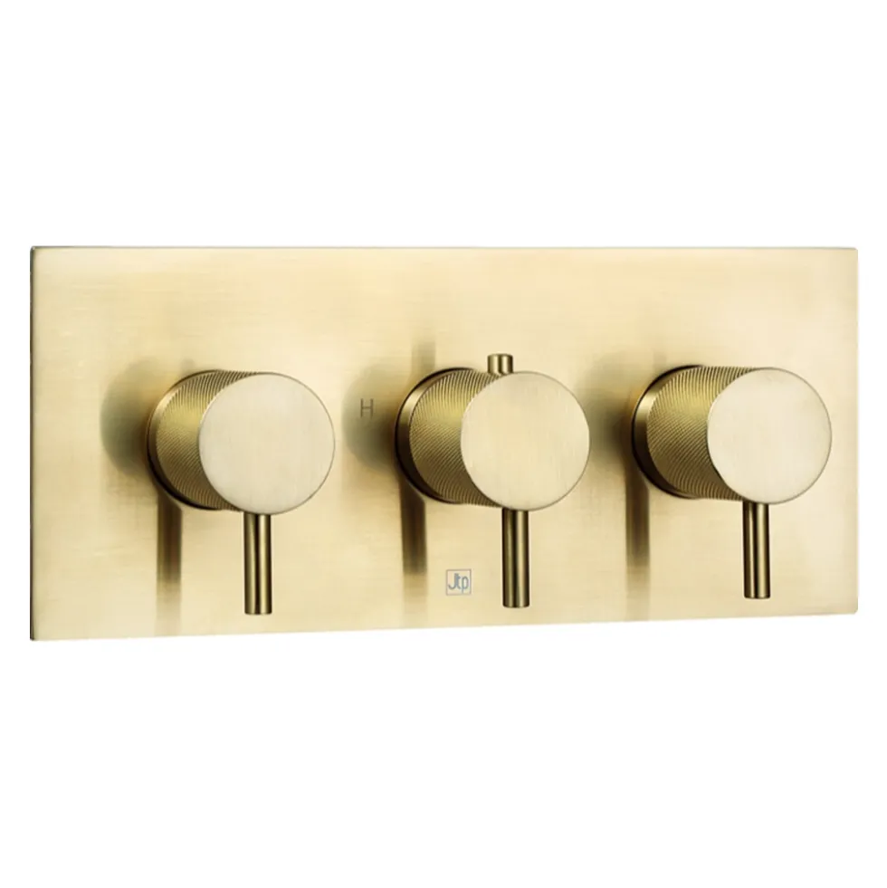 VOS 3 Outlet Concealed Thermostatic Shower Valve with Designer Handles (3 Handles)