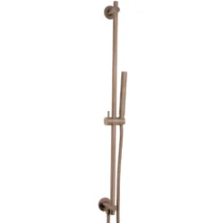 VOS Slide Rail Shower Kit with Shower Handset & Hose - Brushed Bronze
