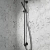 VOS Slide Rail Shower Kit with Shower Handset & Hose - Matt Black