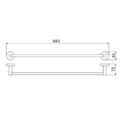 VOS Towel Rail