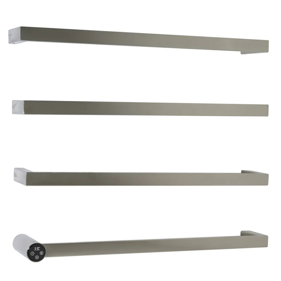 Zyon Flat Bar Heated Dry Electric Towel Rail